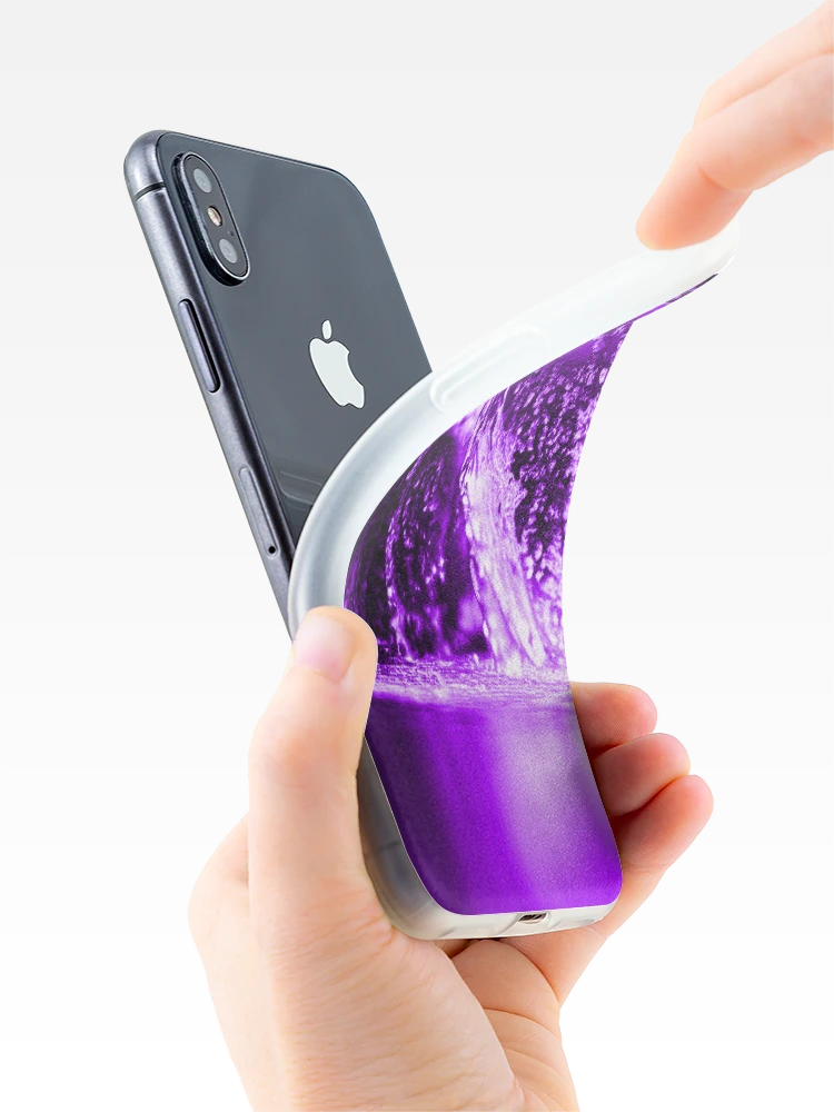 Thumbnail 4 of 5, iPhone Case, Violet Splash designed and sold by TiltedCode.