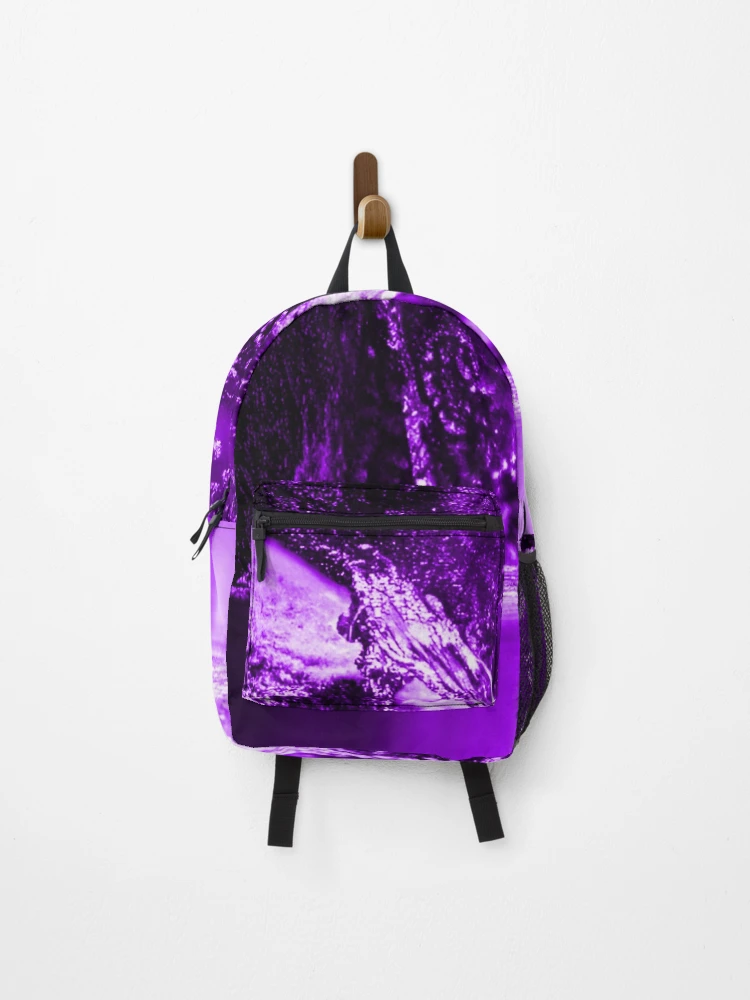 Thumbnail 1 of 3, Backpack, Violet Splash designed and sold by TiltedCode.