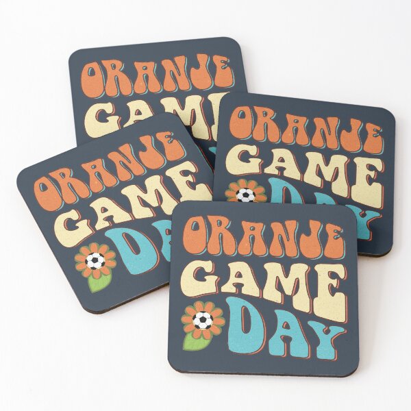 Item preview, Oranje Game Day (Groovy Wavy text) designed and sold by Numero14.