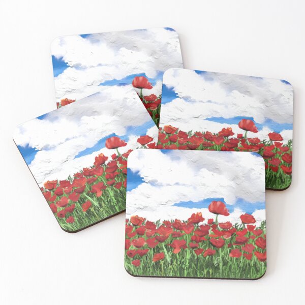 Item preview, Field of poppies designed and sold by Saryetta.
