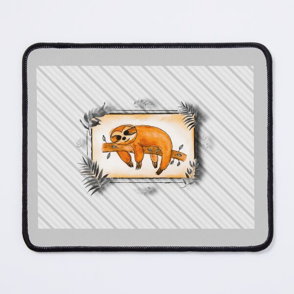 Item preview, Stripy Amber Sloth designed and sold by CrystalsArtPaws.