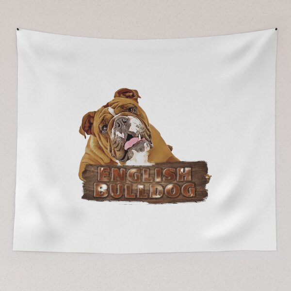 Artikelvorschau, English bulldog t-shirts entworfen und verkauft von Chiodigno.