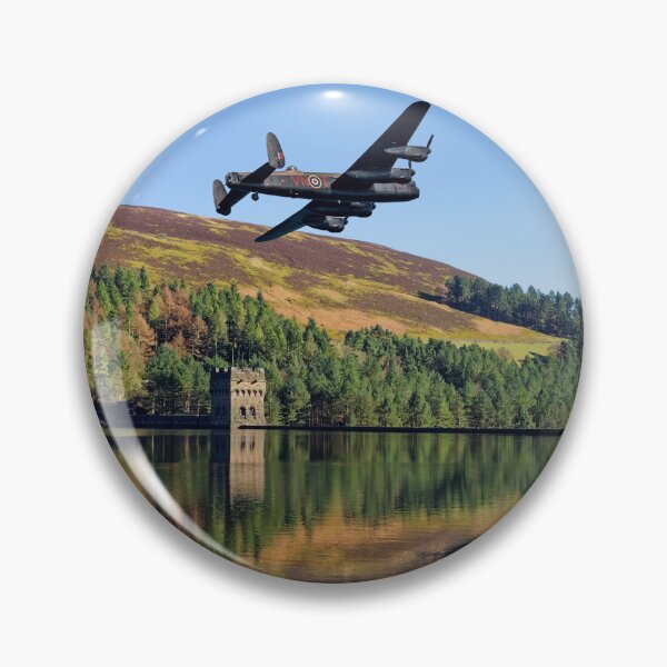 Item preview, Lancaster Bomber over Derwent Dam designed and sold by galpinimages.