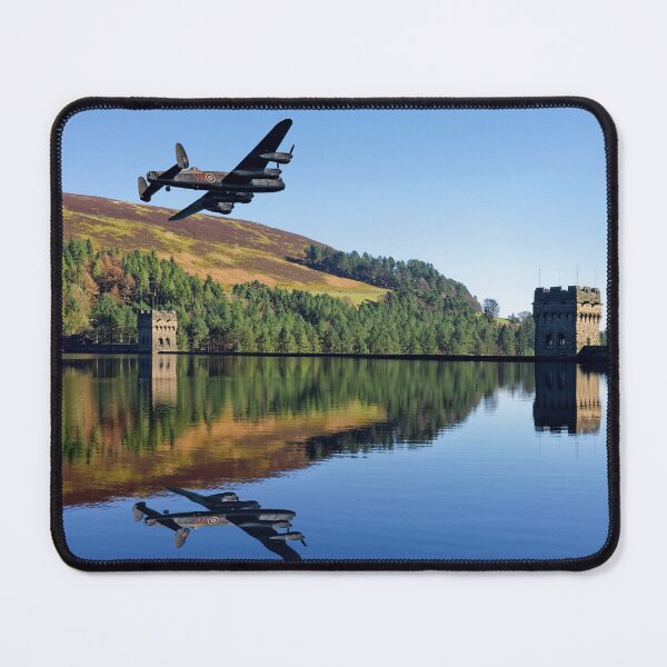 Item preview, Lancaster Bomber over Derwent Dam designed and sold by galpinimages.