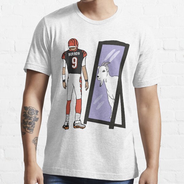 Joe Burrow Mirror Goat Cincinnati T-Shirt