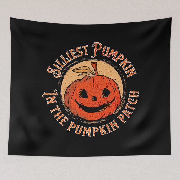 Item preview, Silliest Pumpkin in The Pumpkin Patch Retro Design designed and sold by Wavecrest Wearables.