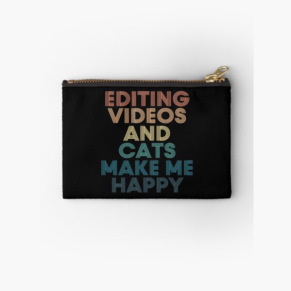 Item preview, Editing Videos And Cats Make Me Happy designed and sold by kindxinn.