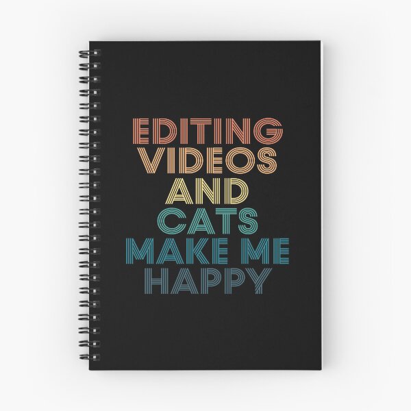 Item preview, Editing Videos And Cats Make Me Happy designed and sold by kindxinn.