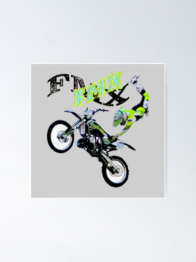 Freestyle Motocross Logo White T Shirt Top Sport Tee Design Art