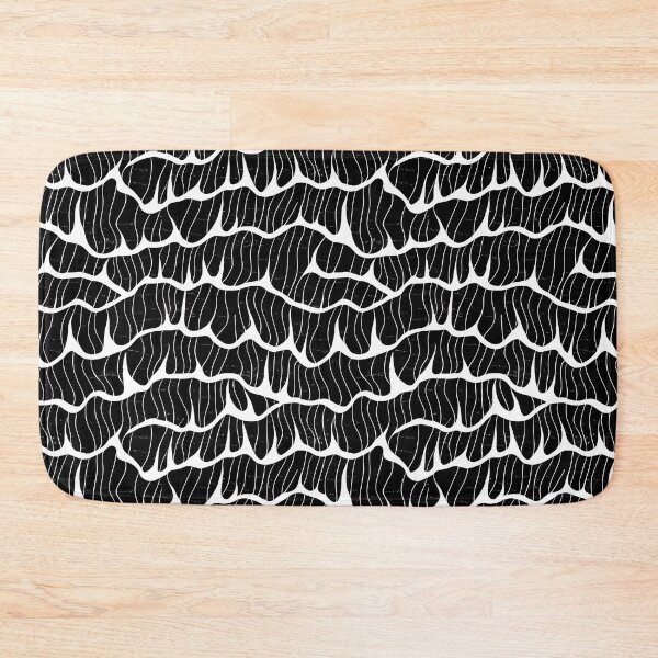 Item preview, black and white wavy pattern designed and sold by Mike Kiev art.