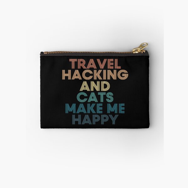 Item preview, Travel Hacking And Cats Make Me Happy designed and sold by kindxinn.