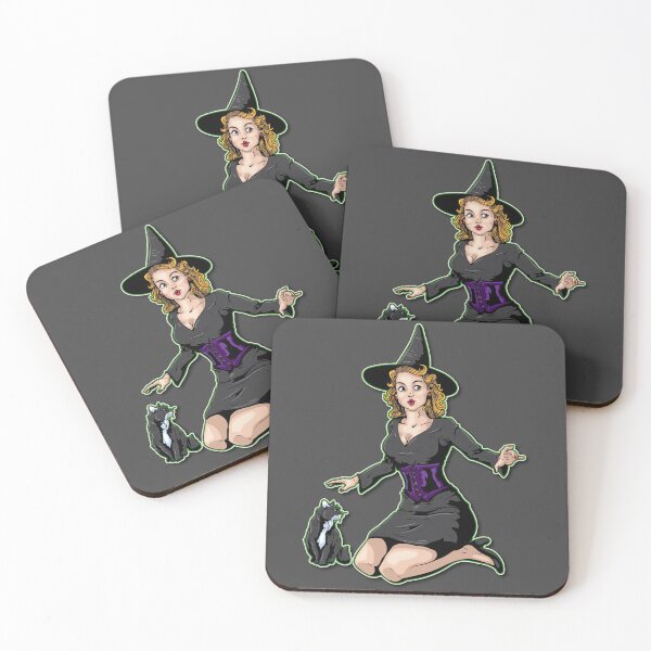 Item preview, Witch & Cat designed and sold by Qspark.