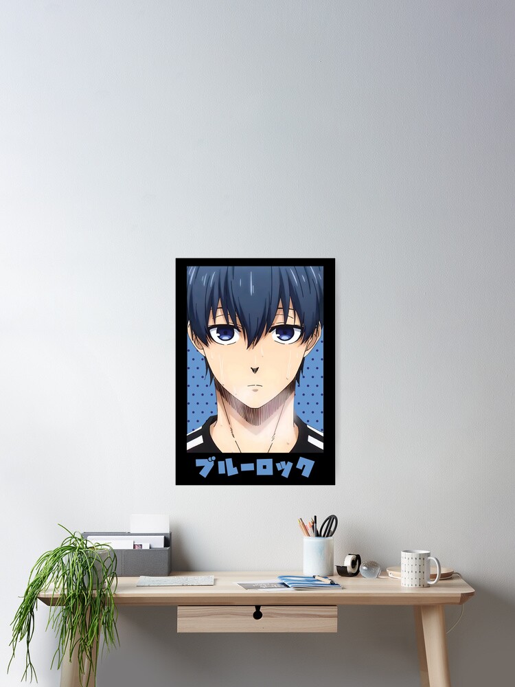 Anime Poster Blue Lock Isagi Yoichi Bachira Meguru Wall Scroll