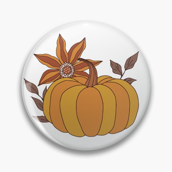 Item preview, Floral Pumpkin Sticker designed and sold by BookishTrove.