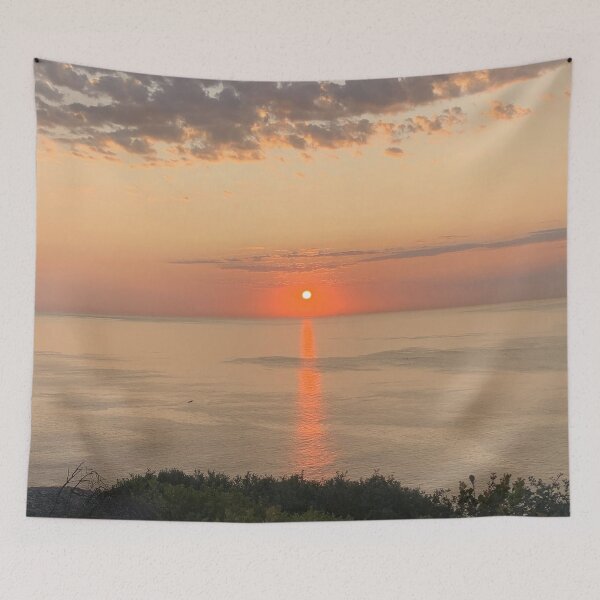 Item preview, #nofilter Treetop Ocean Sunset designed and sold by KonfettiSky.