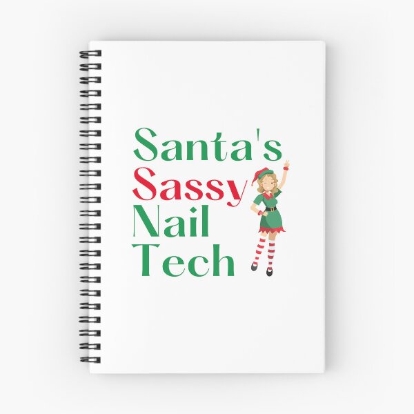 Item preview, Santa's sassy nail tech designed and sold by 306Biz.