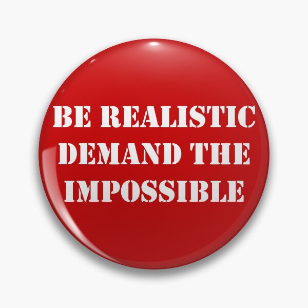 Item preview, Be Realistic, Demand The Impossible Che Guevara Quote Red designed and sold by Tony Cisse.