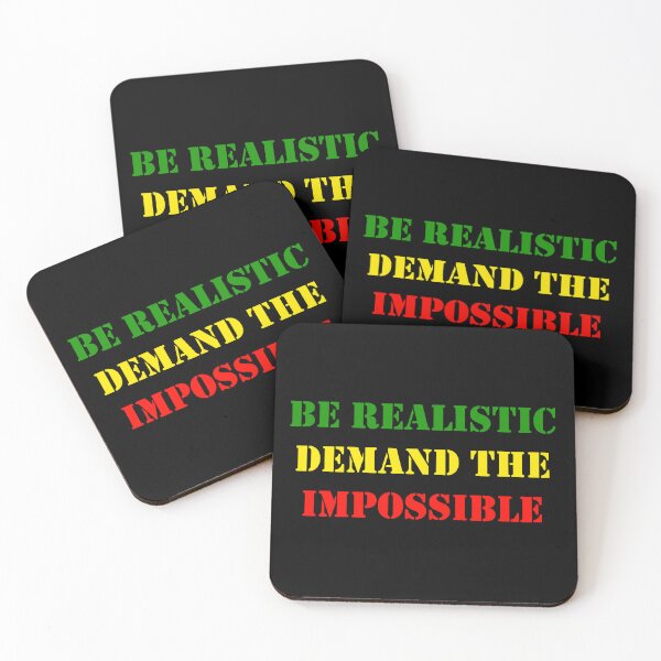 Item preview, Be Realistic, Demand The Impossible Che Guevara Quote  designed and sold by Tony Cisse.
