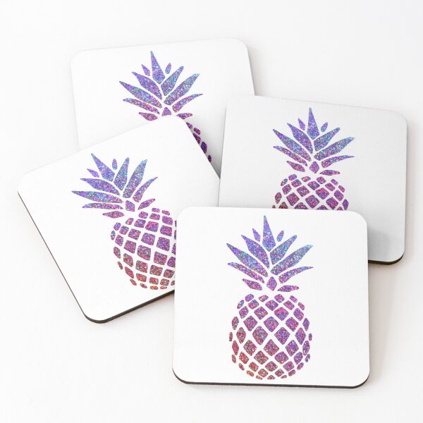 Item preview, Colorful Glitter Pineapple designed and sold by maryedenoa.