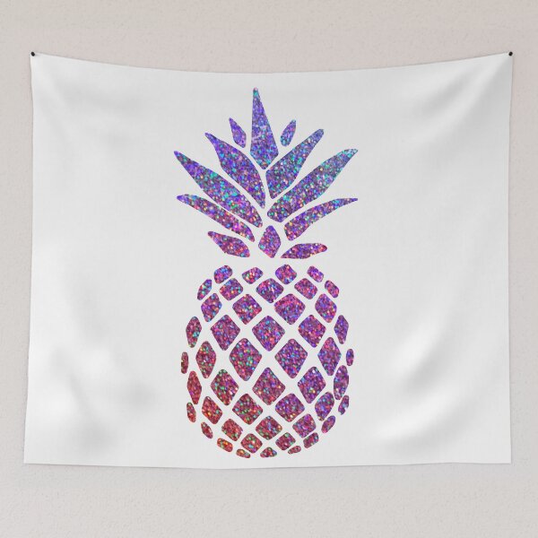 Item preview, Colorful Glitter Pineapple designed and sold by maryedenoa.