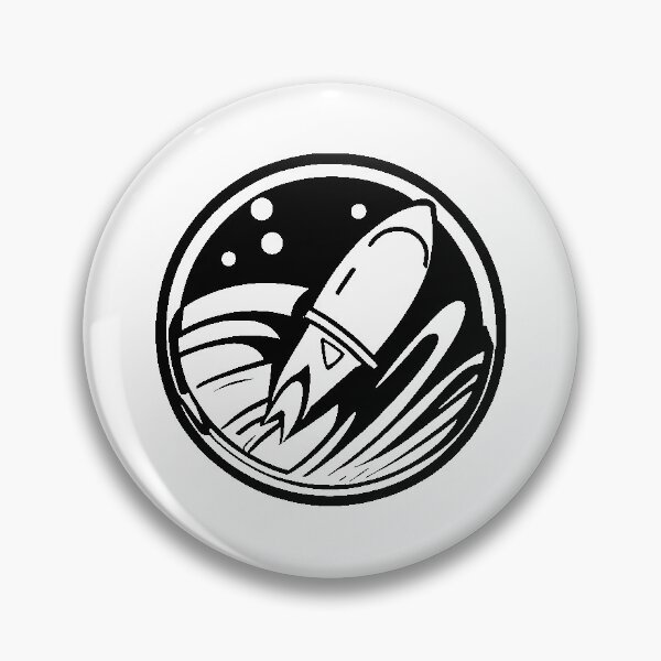 Item preview, Black Rocket Out SpaceX Starship designed and sold by Mindi Maxine.