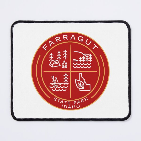 Item preview, Farragut State Park ID Heraldic Logo designed and sold by VanyaKar.