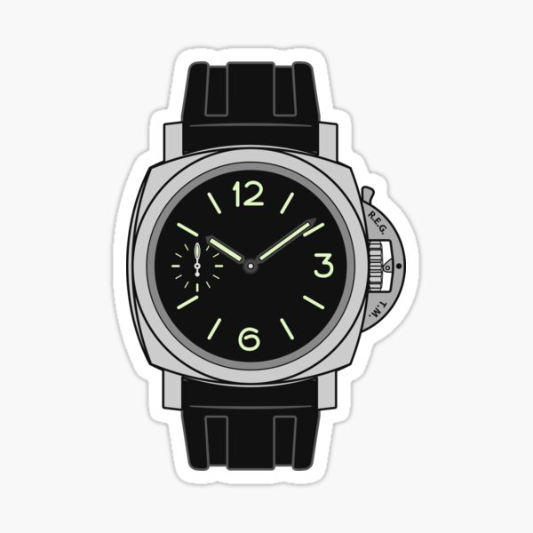 "Luxury Diver's Wristwatch" Sticker for Sale by hasansmd Redbubble