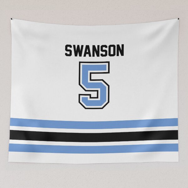 Item preview, #5 SWANSON WHITE designed and sold by StickerJerseys.