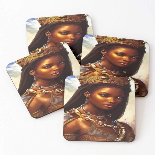 Item preview, Exotic African Queen in a Foreign Land - Digital Art designed and sold by AgelessAfrica92.