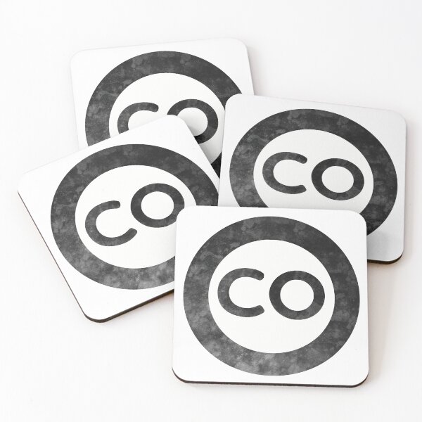 Item preview, Colorado CO distressed black and white circle designed and sold by Krista Robertson.