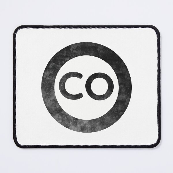 Item preview, Colorado CO distressed black and white circle designed and sold by Krista Robertson.