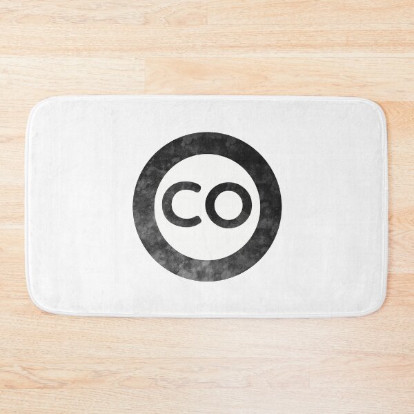 Item preview, Colorado CO distressed black and white circle designed and sold by Krista Robertson.