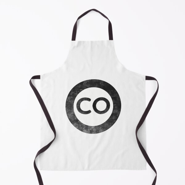 Item preview, Colorado CO distressed black and white circle designed and sold by Krista Robertson.