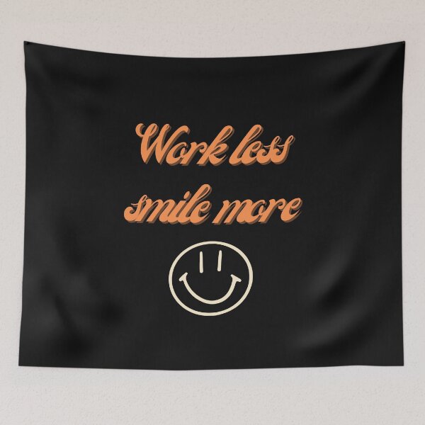 Item preview, Positivevibes work less smile more designed and sold by HarriPaloma.