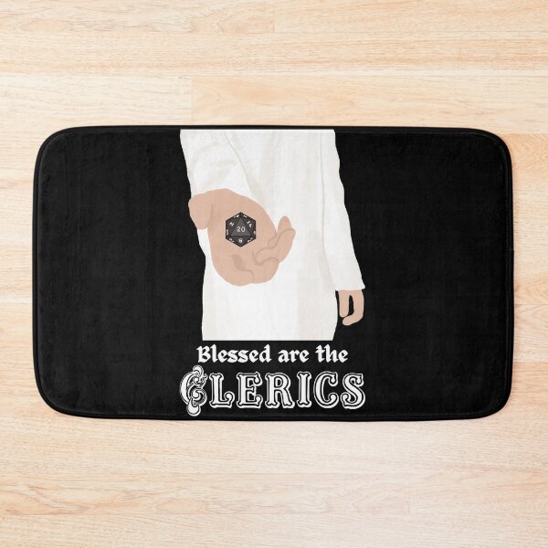 Item preview, Blessed are the Clerics, the Gift of a Crit designed and sold by It's On Backwards.