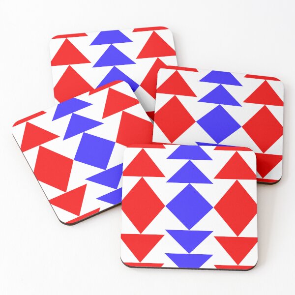 Item preview, Triangles in Red And Blue designed and sold by EdwardMonet.