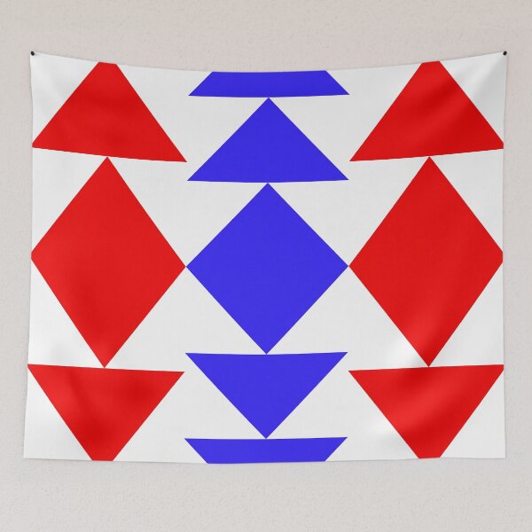 Item preview, Triangles in Red And Blue designed and sold by EdwardMonet.