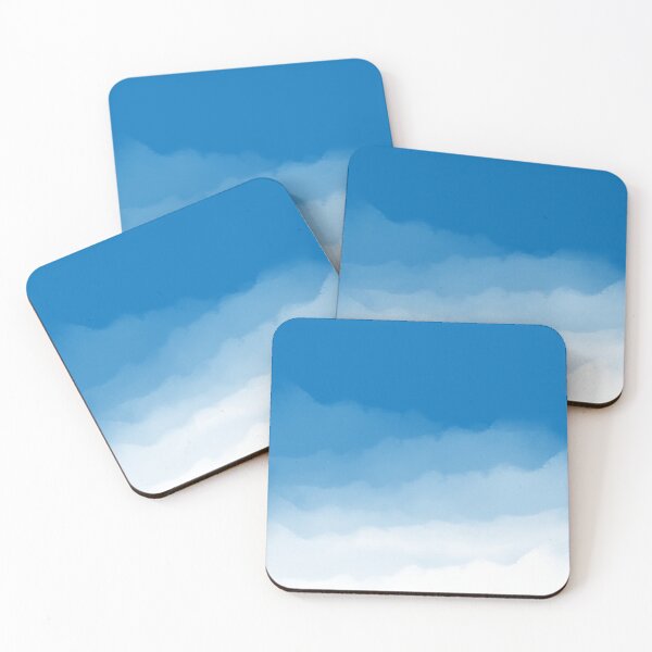 Item preview, Azure Watercolor Ombre (azure/white) designed and sold by Design Minds Boutique.