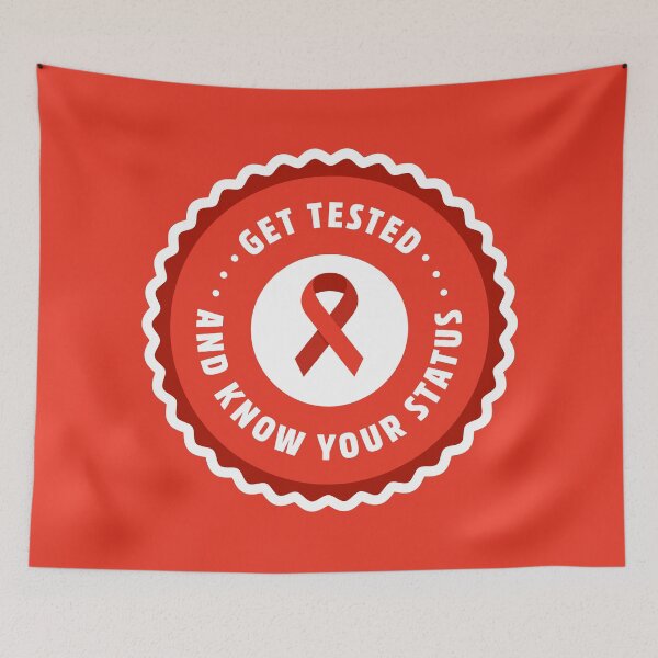 Item preview, Get Tested and Know Your Status - International HIV Testing Day designed and sold by Impacteeful.