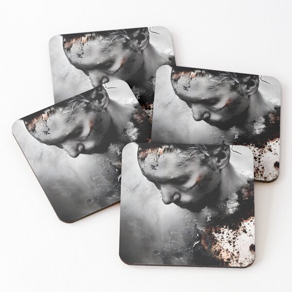 Item preview, Pegatuj Odalavol Ig. Man in gold, oil and coal designed and sold by thecocotouchart.