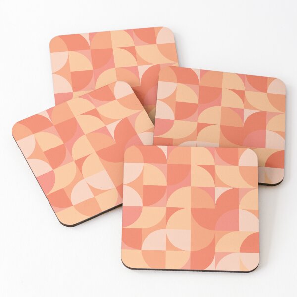 Item preview, Modern Geometric (Peach) designed and sold by Makanahele.