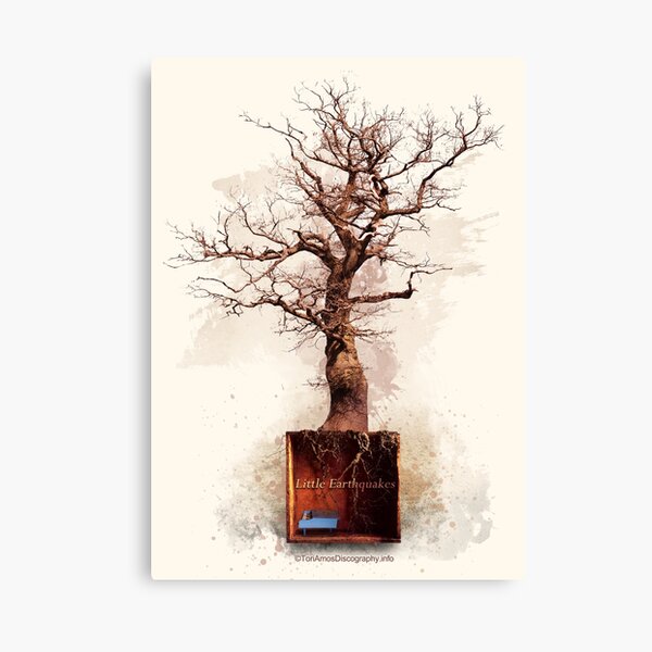 Little Earthquakes Design (Version 2) by ToriAmosDiscography.info Canvas Print