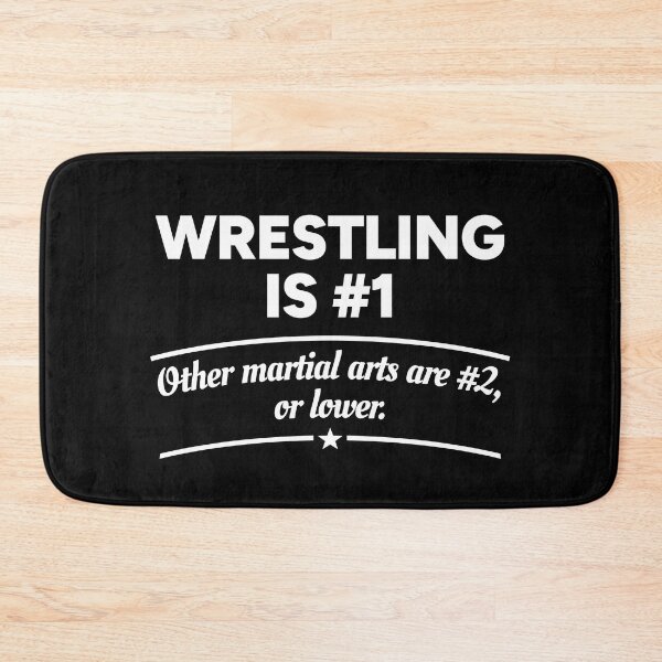 Item preview, Wrestling is number 1. Other martial arts are number 2, or lower. designed and sold by redacteddesign.