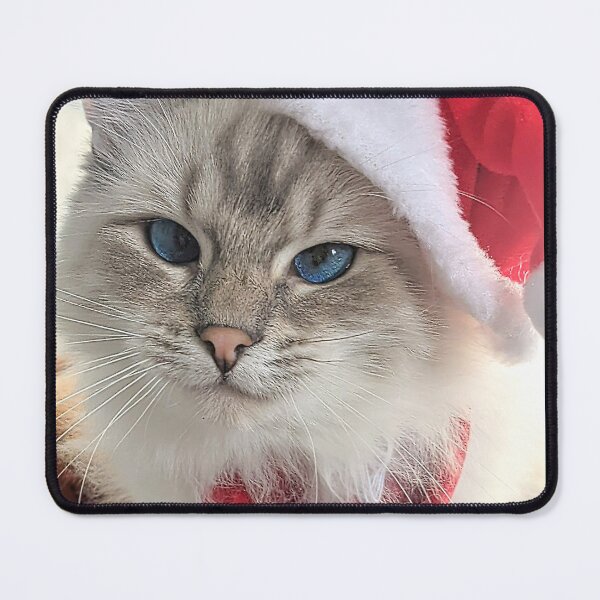 Item preview, Funny Christmas Santa ragdoll cat designed and sold by Fluffycat2020.