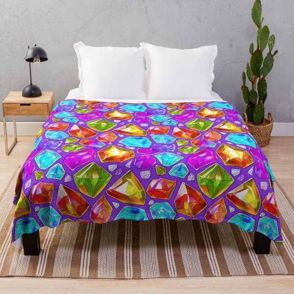 Item preview, Colorful Gemstones Pattern designed and sold by AbstractWave.