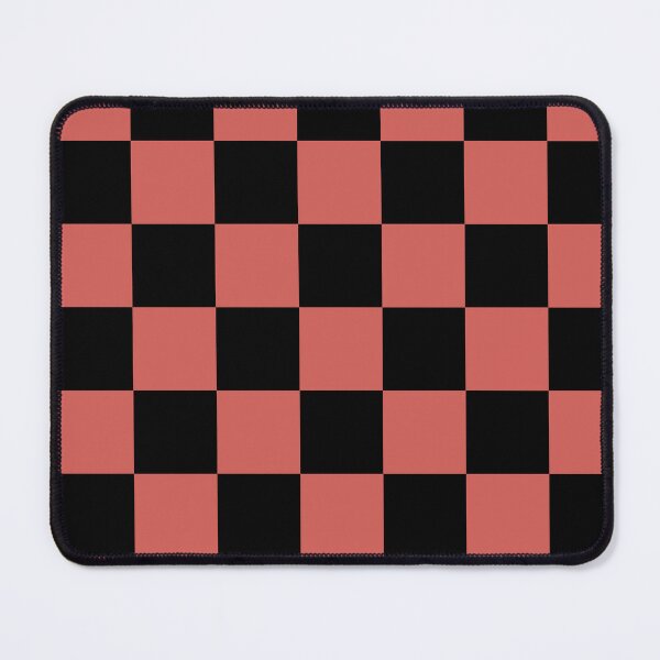 Item preview, Red-Orange Black Checkerboard Pattern Pairs 2023 COTY Raspberry Blush 2008-30 designed and sold by ColorOfTheYears.