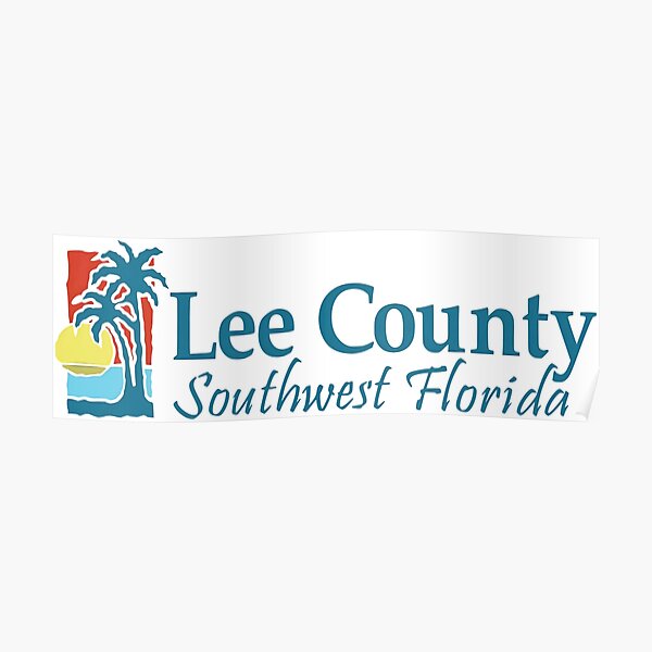 "Official Logo and Seal of Lee County, Florida" Poster for Sale by