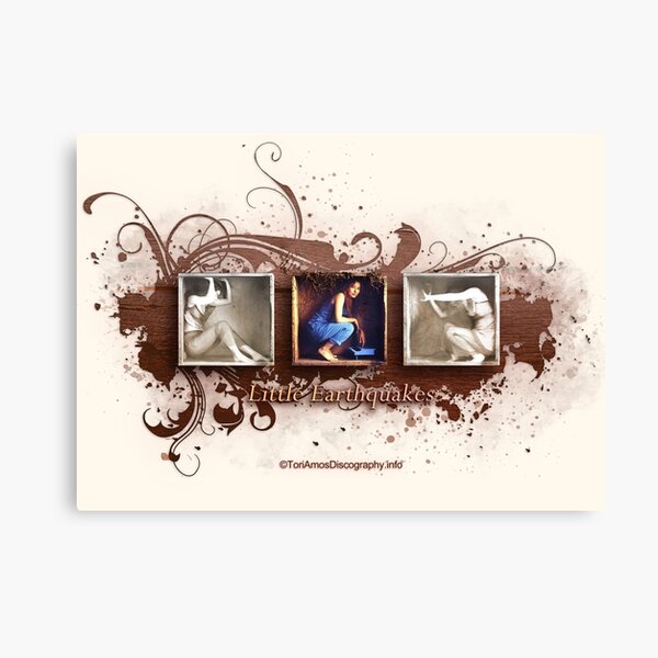 Little Earthquakes Design from ToriAmosDiscography.info Canvas Print