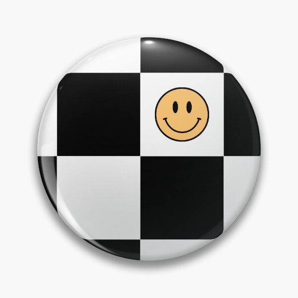 Aperçu de l'œuvre Motif Smiley à carreaux créée et vendue par SuddenlyScandi.