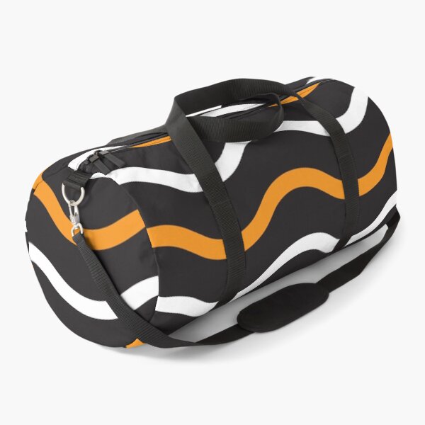 Item preview, White and orange wavy lines designed and sold by pnkpopcorn.